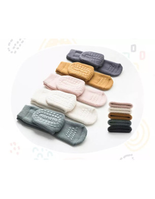Thicken Terry Winter Baby Anti-Slip Stockings Cotton Kids Stockings Set of 5 Pairs